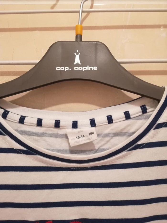 Tee-shirt Neuf T13/14 ans - V92B - photo numéro 4