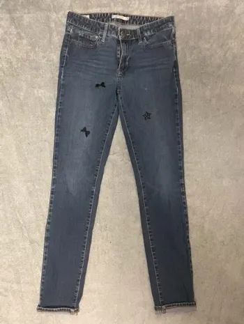 Jean Levi's 711 custom broderie