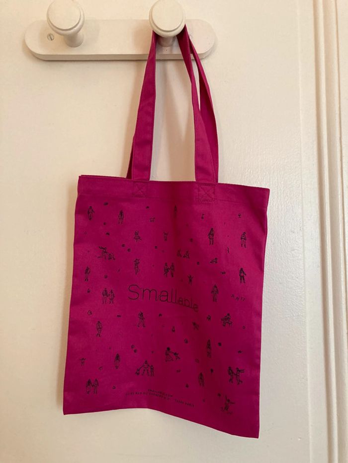 Mini tote bag Smallable rose