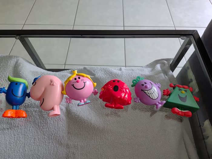 Lot de 6 figurines Monsieur Madame