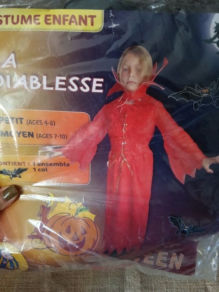 Déguisement la diablesse 4-6ans - photo numéro 3