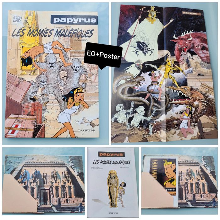 BD Papyrus, Les Momies Maléfiques, EO cotée avec poster (17)