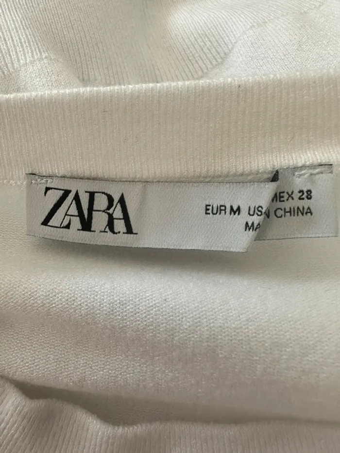 Pull blanc Zara - photo numéro 6