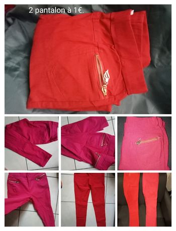 Lot de deux pantalons à 2€