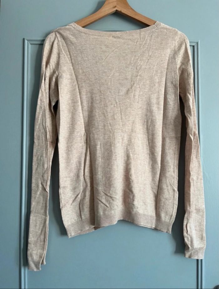 Pull fin beige Pimkie - photo numéro 4