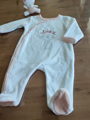 Pyjama blanc 1 mois