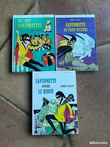 Bibliothèque Rose: livres sur Fantômette (en lot ou à l’unité)