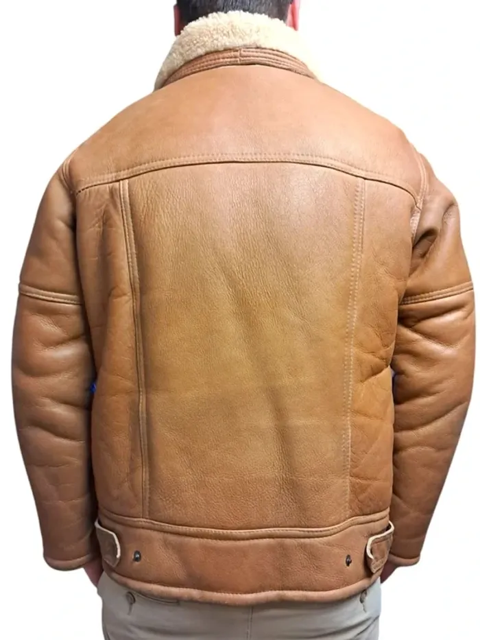 Blouson en cuir doublé mouton - photo numéro 4