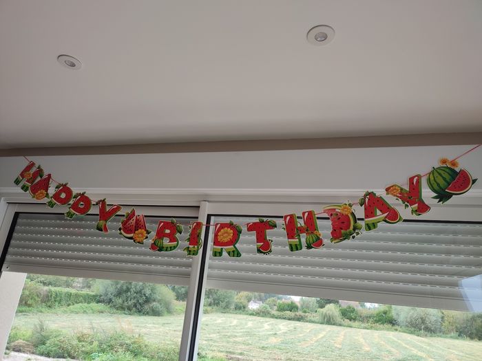 Banderole happy birthday