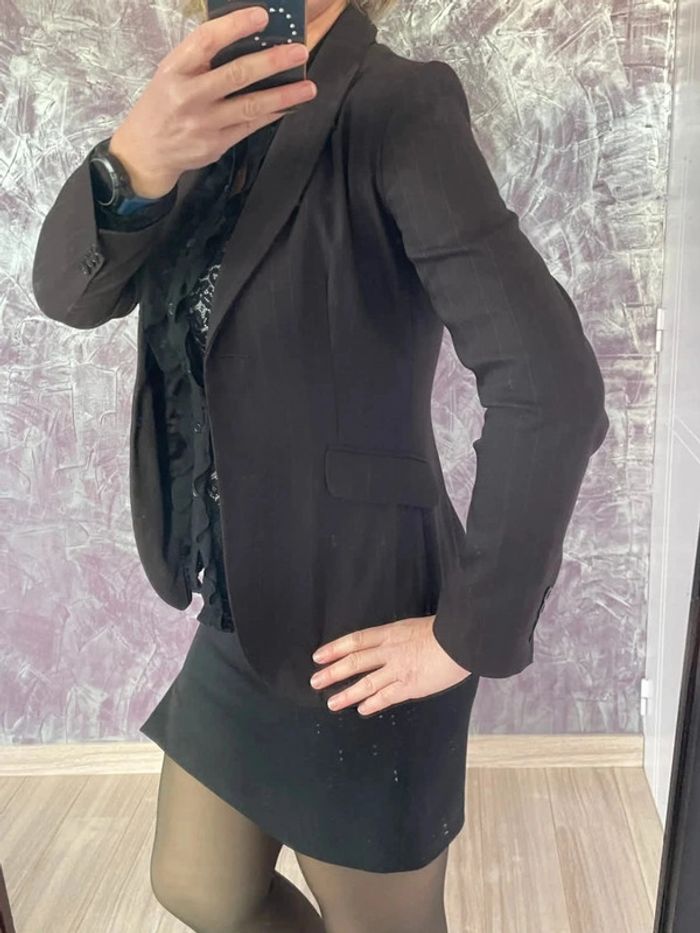 Superbe blazer gris foncé
