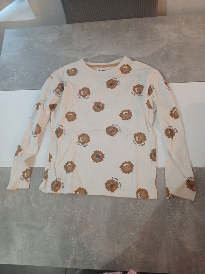 Haut manches longues lion kiabi