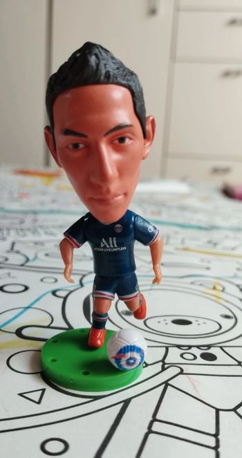 Petite figurine football neuve Angel Di Maria PSG Paris Saint-Germain