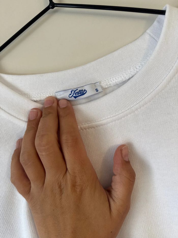👚 Pull blanc chaud - taille S - Jetty- neuf sans étiquette - photo numéro 2