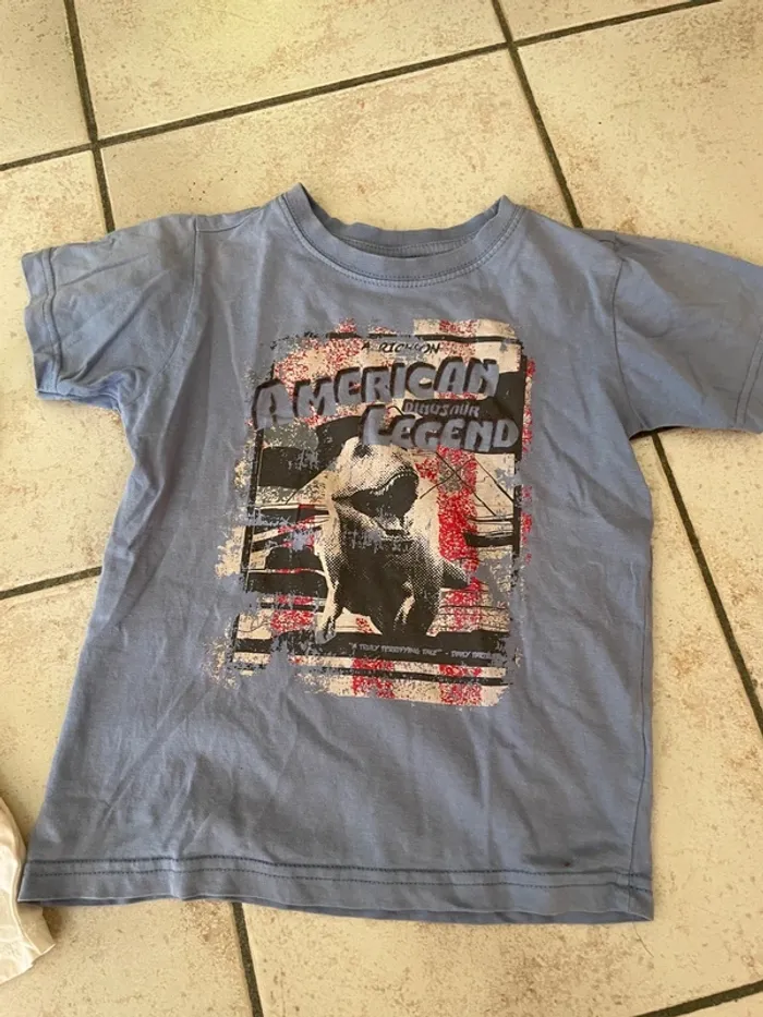 2 Teeshirts manches courtes 110-116cm - photo numéro 3