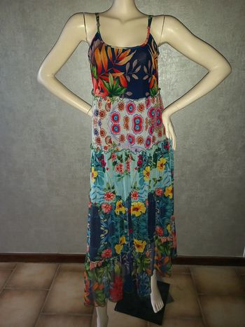 robe longue coloré desigual taille 40/42