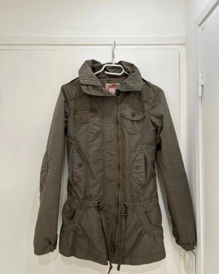 Veste Bershka Kaki taille S - photo numéro 7