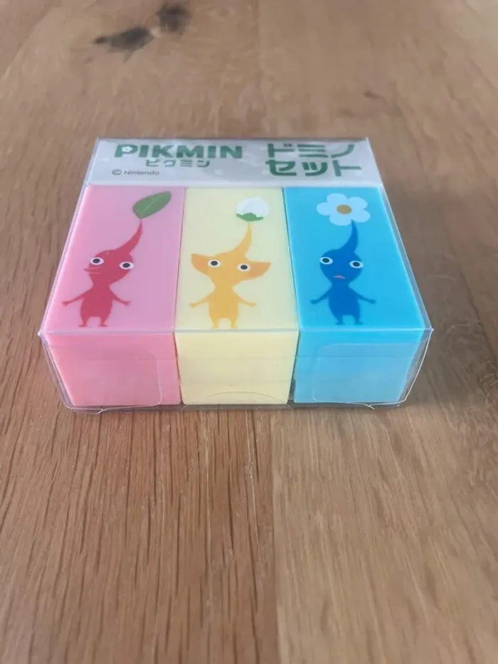 Pikmin - Taito - Set de 9 dominos Pikmin Rouge, Jaune et Bleu & Chappi - photo numéro 4