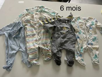 Lot 8 pyjamas léger été 6 mois