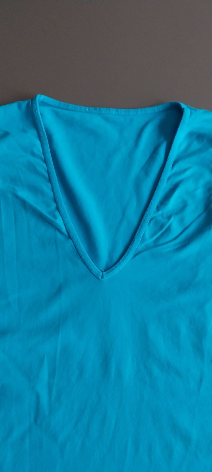 T-shirt femme bleu