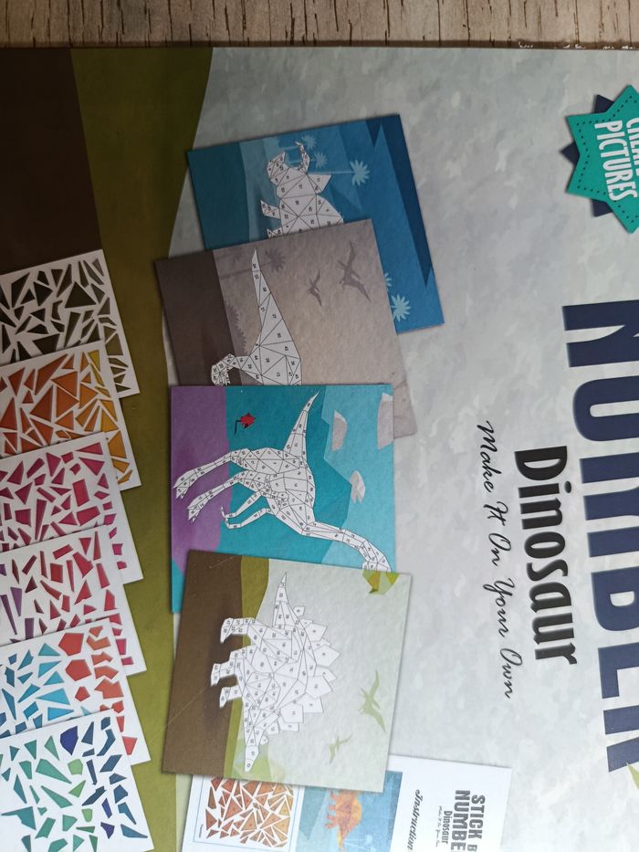 Mosaïque par numéro dinosaures - photo numéro 4