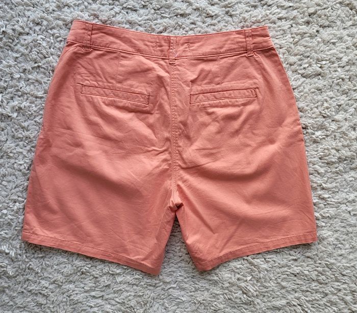 Short en toile corail Promod Taille 36 - photo numéro 7