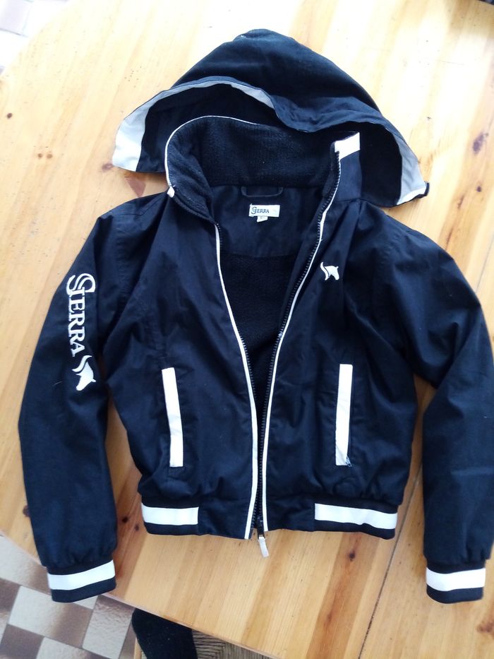 Manteau noir garçon 8 ans