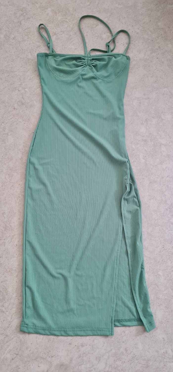 Robe longue fendue taille xs34 - photo numéro 4