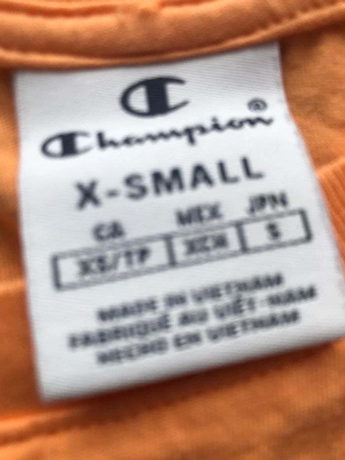 Champion t shirt taille xs neuf - photo numéro 6