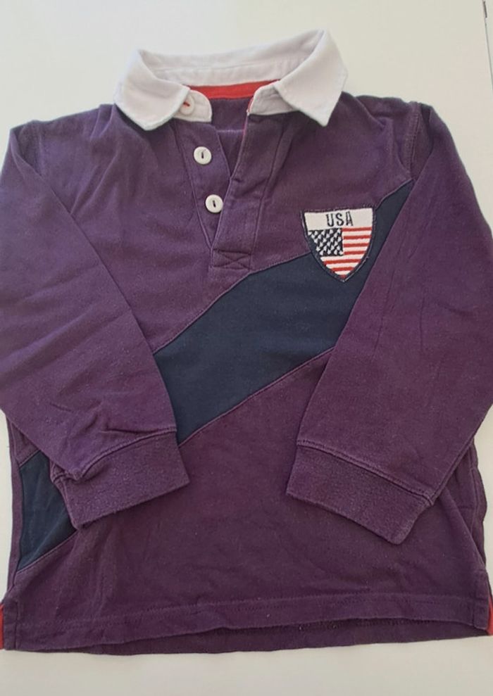 Polo manches longues Vertbaudet 4 ans