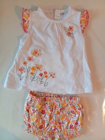 Ensemble short bébé