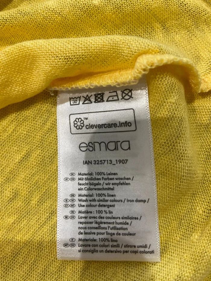 Débardeur en lin jaune esmara - photo numéro 4
