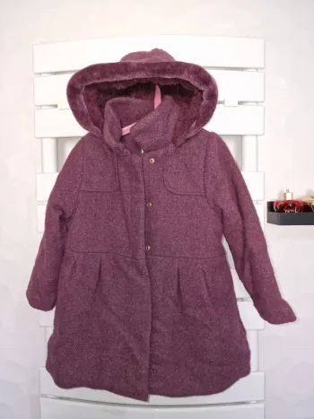manteau violet Vertbaudet