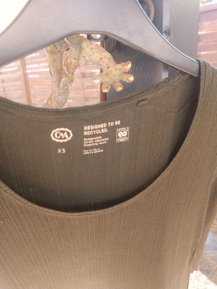 Tee-shirt femme manches trois quarts - photo numéro 2