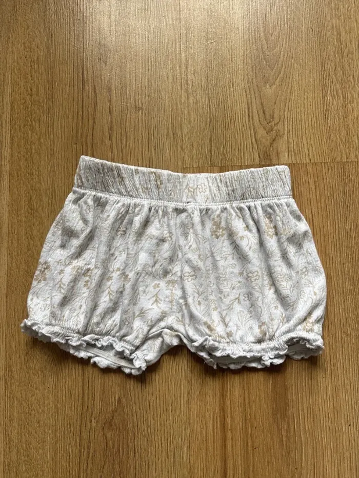 Short d’été blanc Fleuri Lupilu