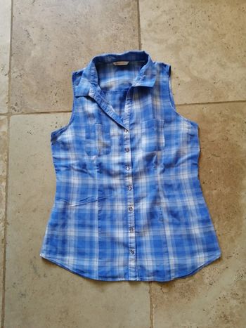 Chemise sans manches été en 36 ou S