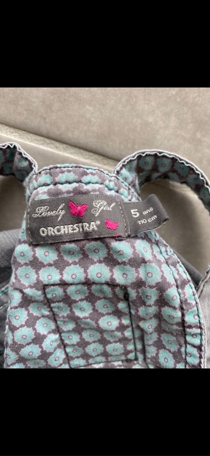 Salopette jupe en jean Orchestra 5 ans - photo numéro 8