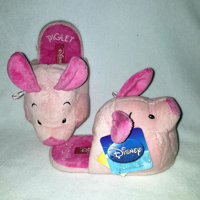 pantoufles 29-31 porcinet disney rose