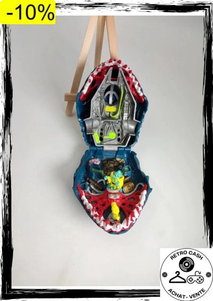 Mighty Max Caught by the Man Eater requin Shark Doom Zones jouets Bluebird 1993 vintage - photo numéro 8