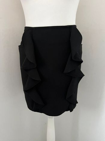 Jupe noire avec volant Maje XS