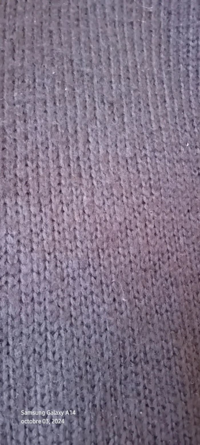 Robe pull col en V noire fille 10 ans la redoute - photo numéro 19