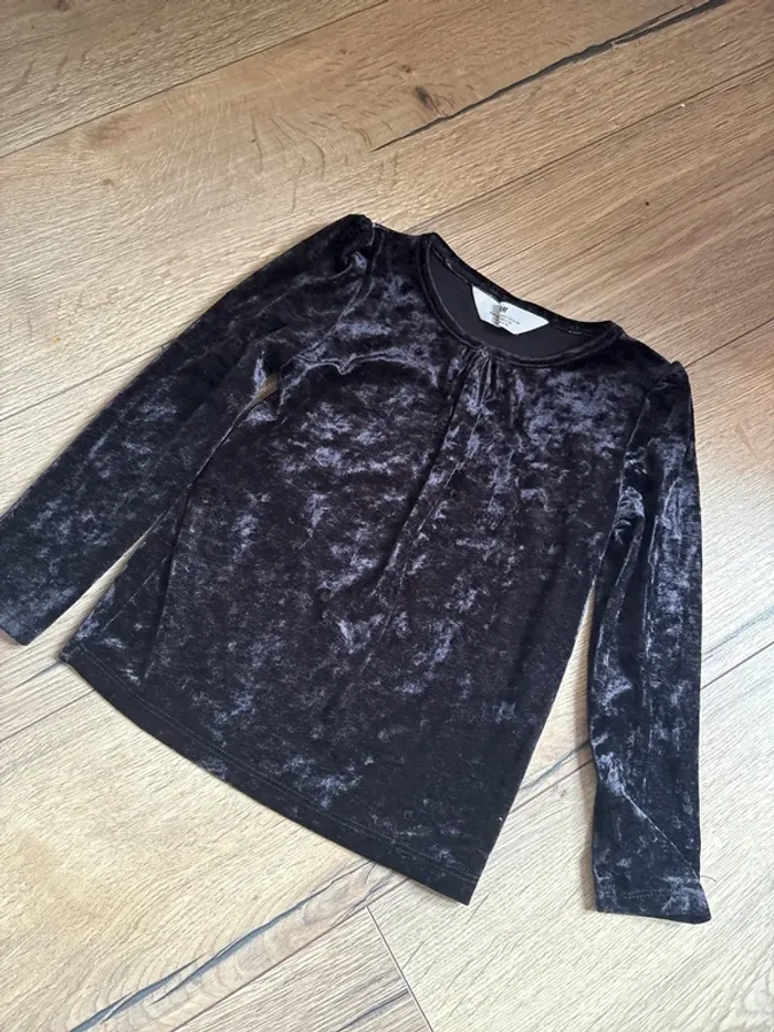 Lot de 2 manches longues velour - photo numéro 2