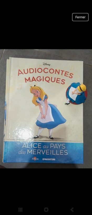 Numero 16 audioconte Magique Altaya disney deagostini livre et figurine audio conte compte