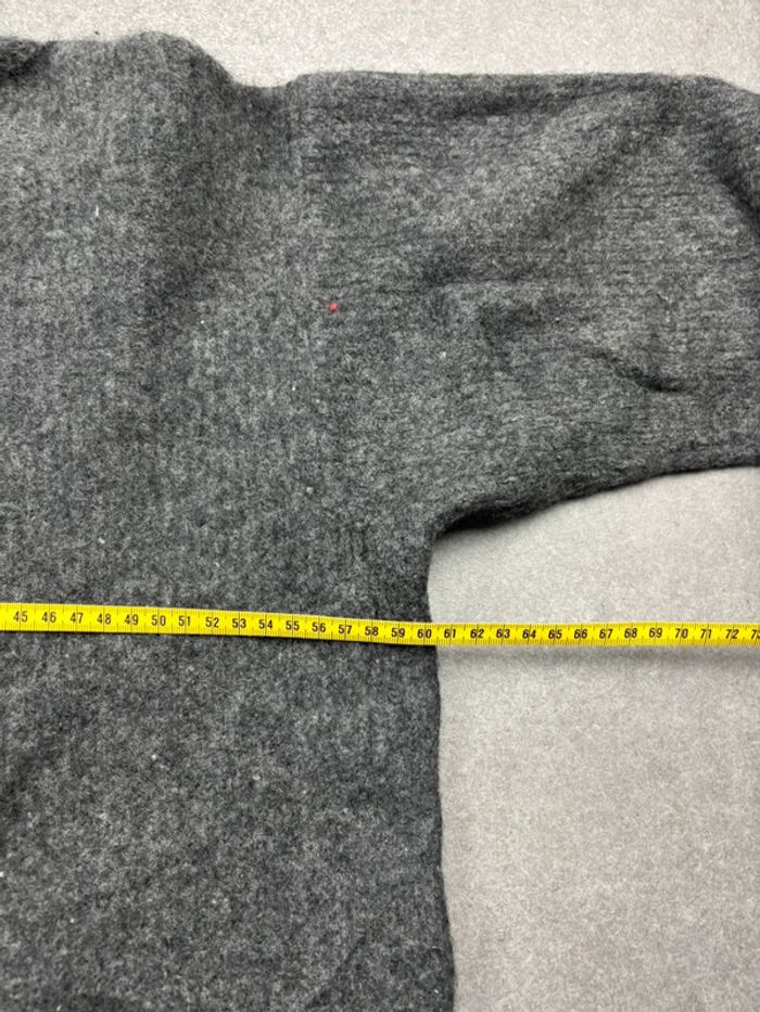 Pull Ralph Lauren gris col rond en laine old money taille L - photo numéro 8