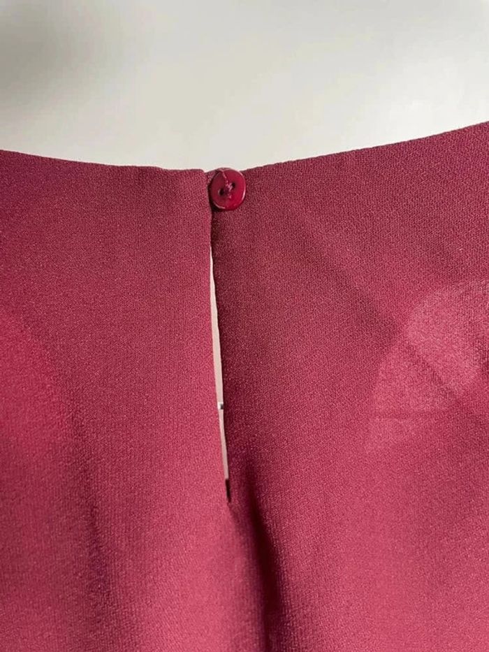 Blouse bordeaux magnifique - photo numéro 6