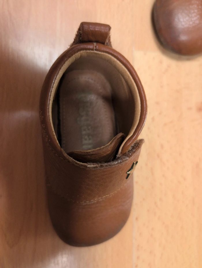 Baby star unisex - chaussons marron - photo numéro 4