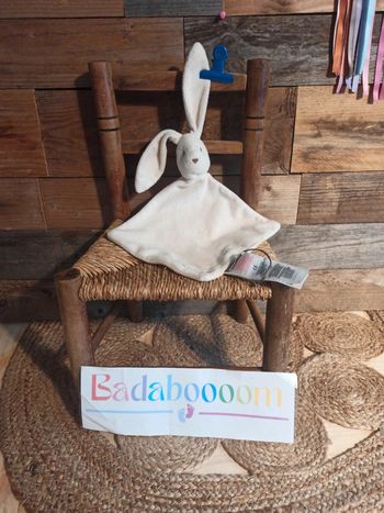 Doudou lapin blanc sergent major tbe