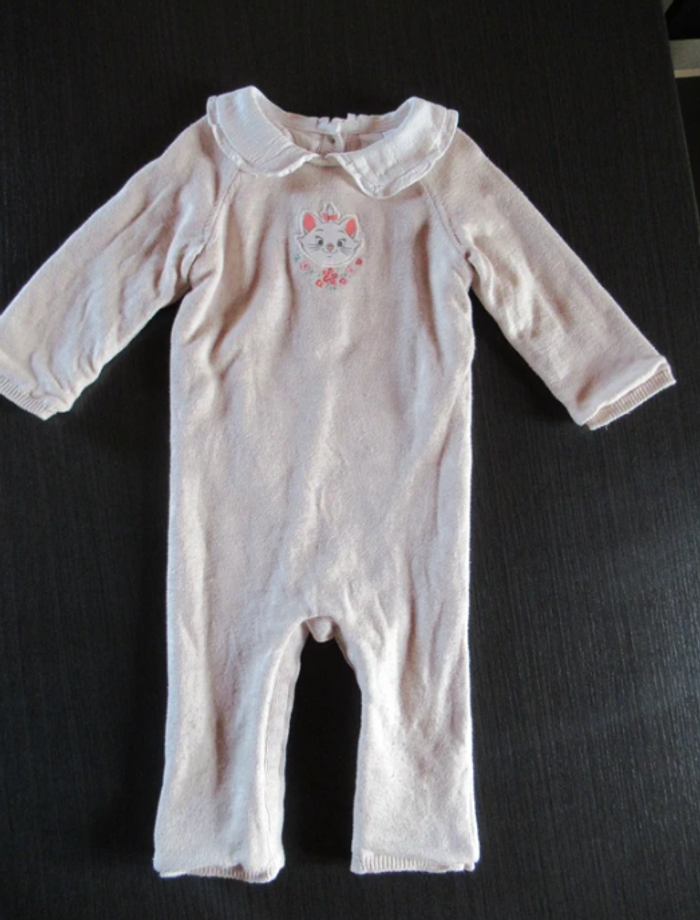 Combinaison longue Marie Aristochats Disney Orchestra fille 1 an / 12 mois