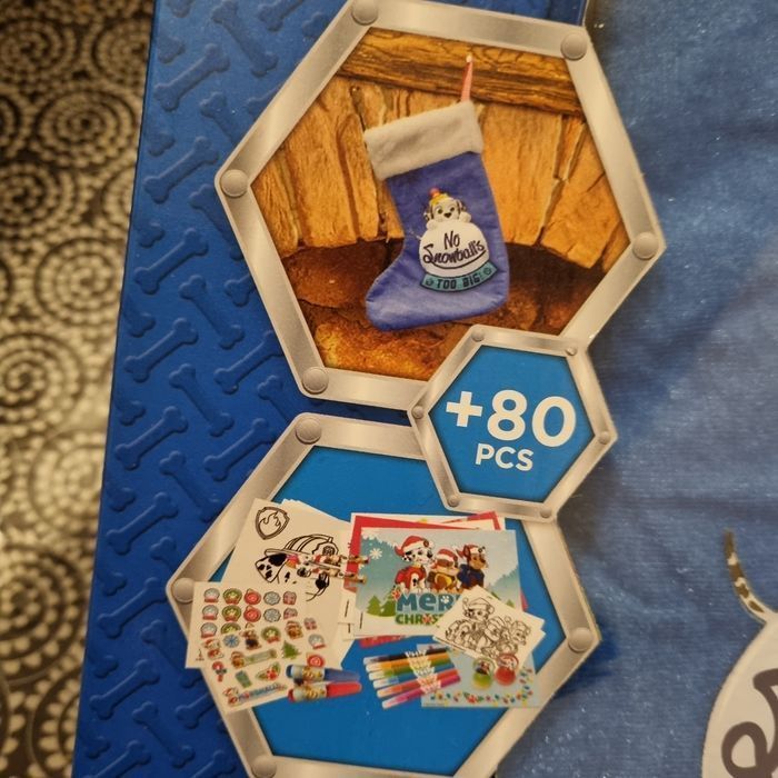 botte de Noël PAT PATROUILLE garnie coloriage 🎁 neuf 🎁 - photo numéro 3