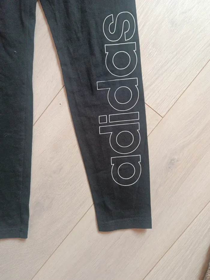 Legging noir sport Adidas 11-12 ans - photo numéro 2