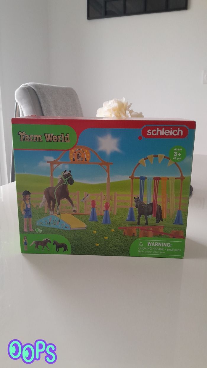 Coffret shleich Entraînement d'agilité pour poney Neuf